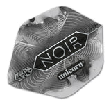Ultrafly 75 Micron AR1 Shape Noir Organic Dart Flights by Unicorn