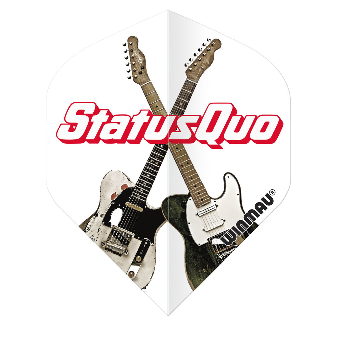 Status Quo - Guitars 100 micron Standard Dart Flights by Winmau