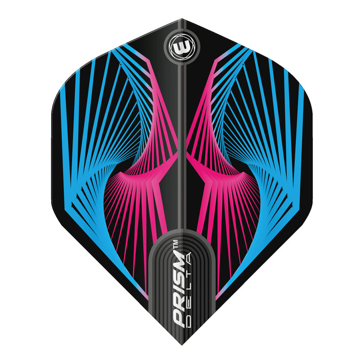 Prism Delta Spiral Blue and Pink Standard Dart Flights by Winmau