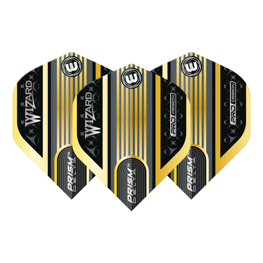 Prism Delta Wizard Gold Standard Dart Flights by Winmau