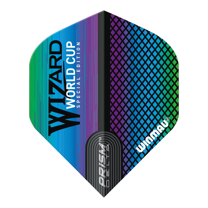 Prism Delta Wizard Rainbow Standard Dart Flights by Winmau