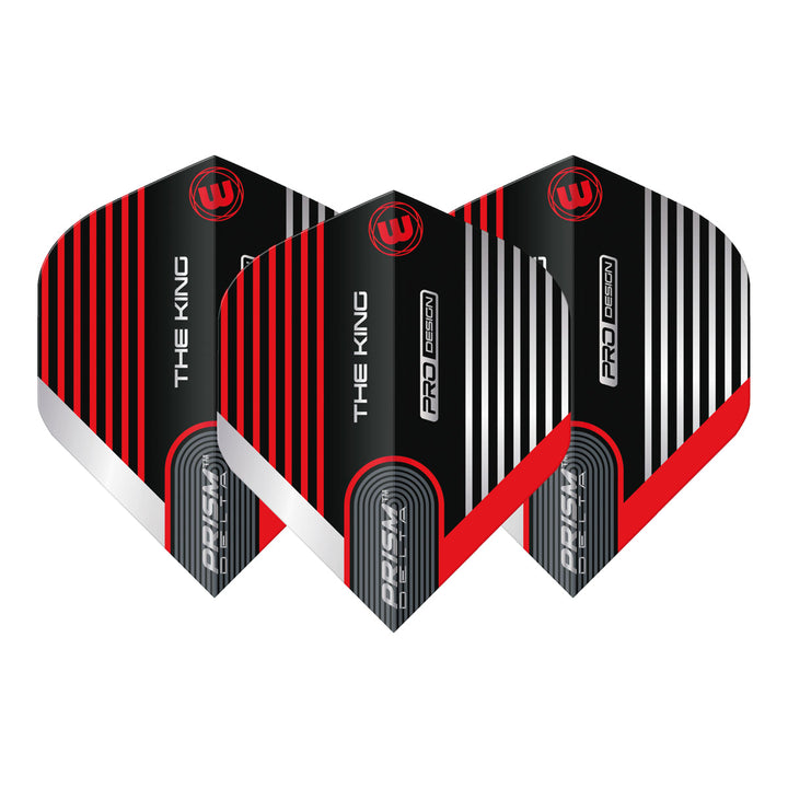 Prism Delta The King Stripe Standard Dart Flights by Winmau