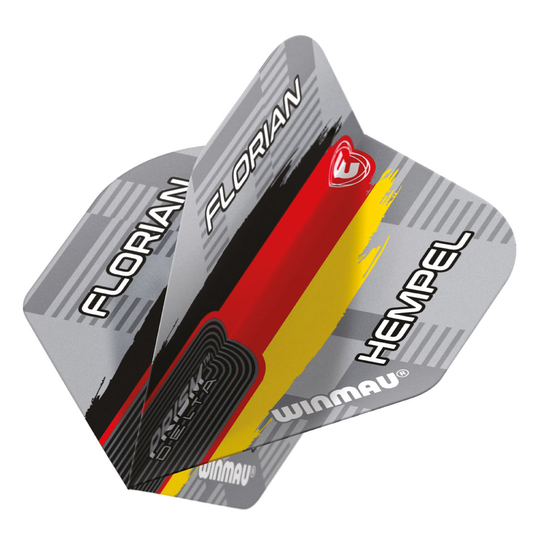 Prism Delta Florian Hempel Grey Standard Dart Flights by Winmau