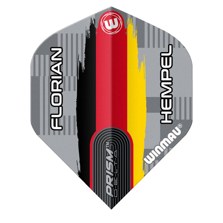 Prism Delta Florian Hempel Grey Standard Dart Flights by Winmau