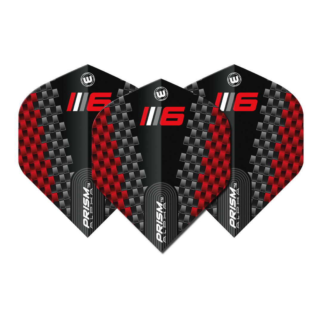 Prism Alpha Blade 6 Chevron Standard Dart Flights by Winmau