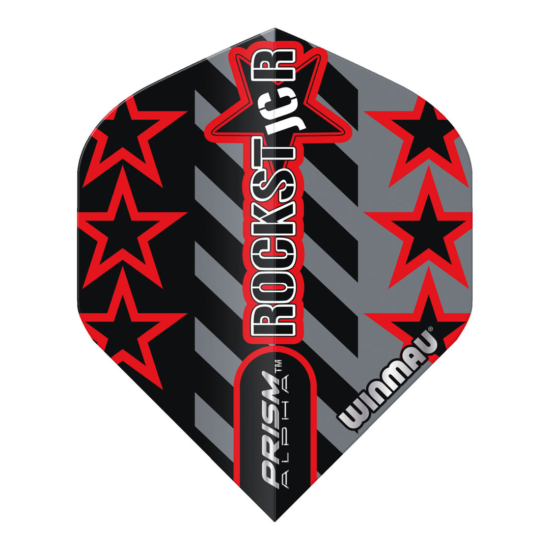 Prism Alpha Joe Cullen Grey and Black Standard Dart Flights by Winmau