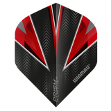 Winmau Prism Alpha Translucent Red Dart Flights Standard