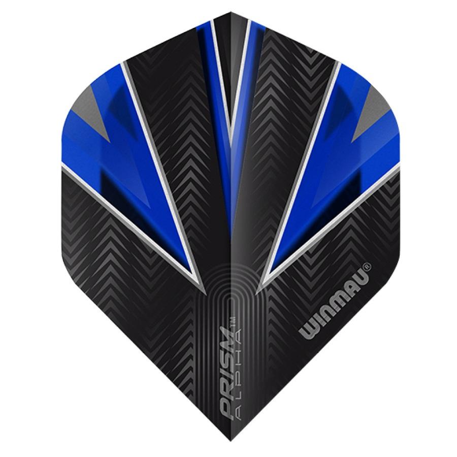 Winmau Prism Alpha Translucent Blue Dart Flights Standard