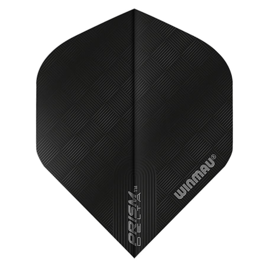 Winmau Prism Delta Black Hex Dart Flights Standard