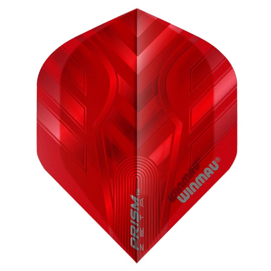 Winmau Prism Zeta Red Translucent Dart Flights Standard