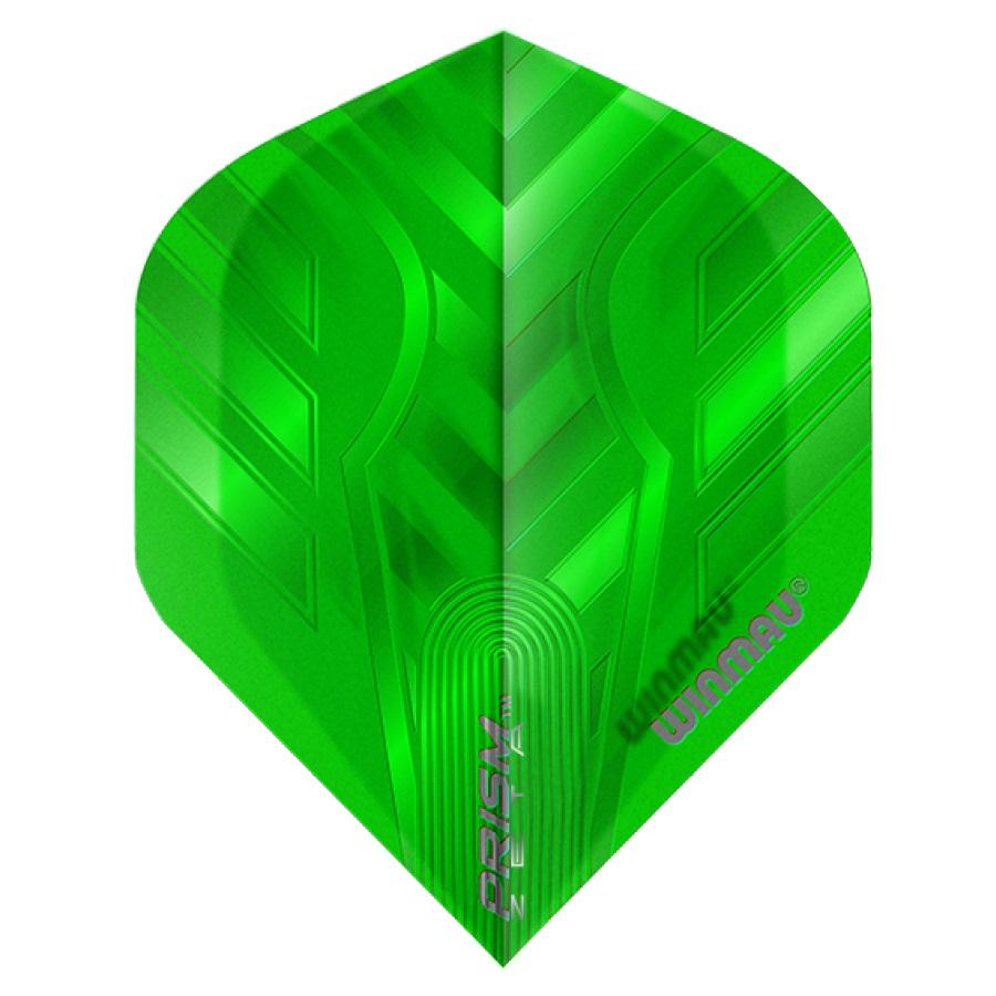 Winmau Prism Zeta Green Translucent Dart Flights Standard