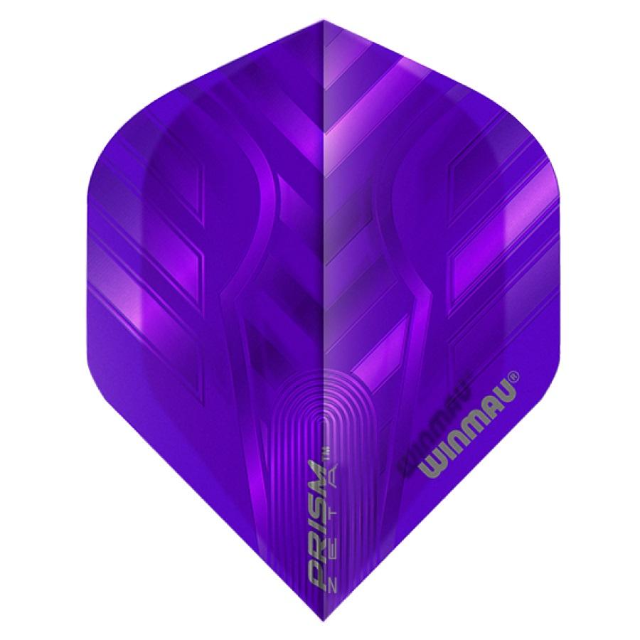 Winmau Prism Zeta Purple Translucent Dart Flights Standard