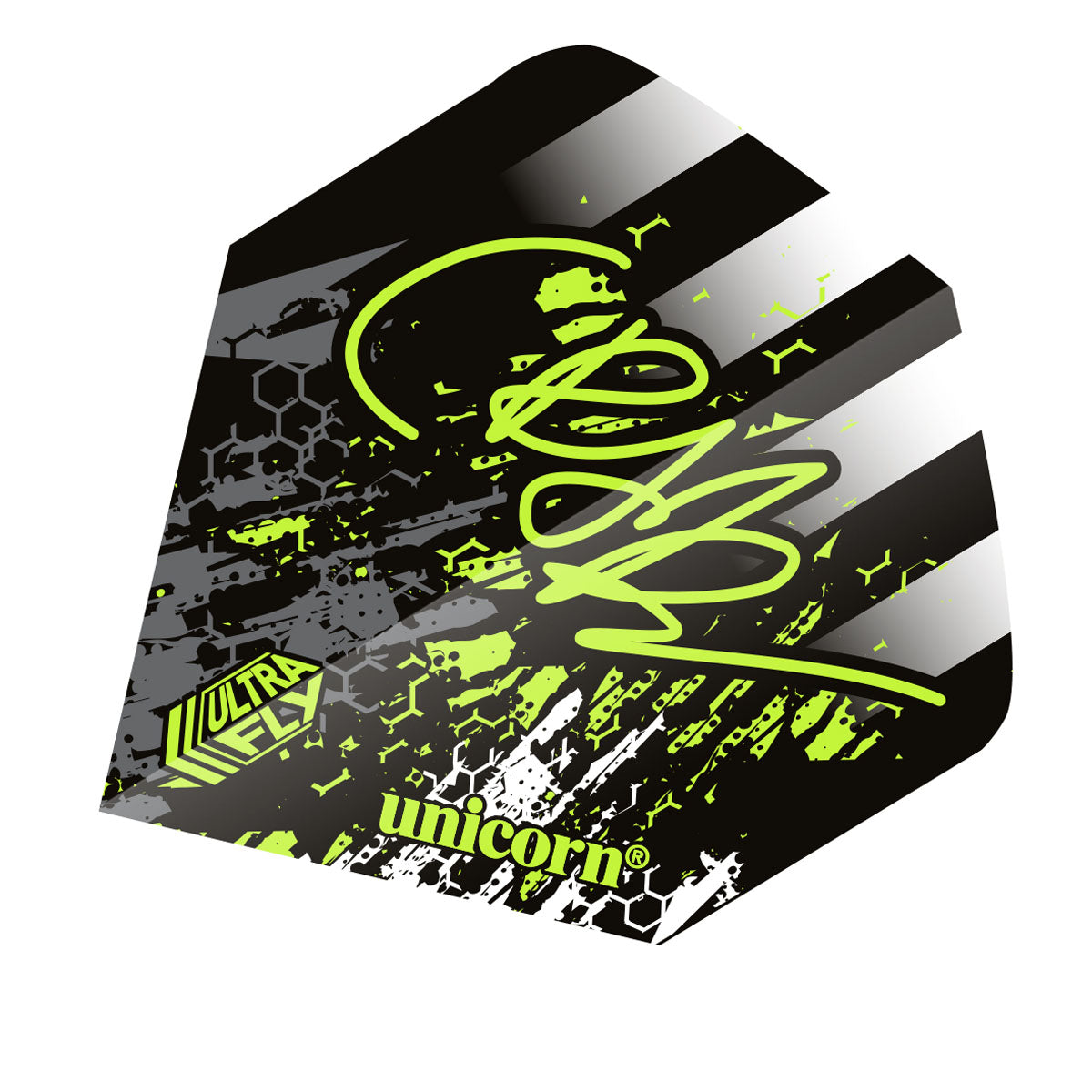 Ultrafly  Bw Callan Rydz Phase 2 Dart Flights by Unicorn