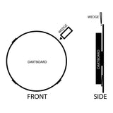 Bulls Foam Wedges for Levelling Dartboards Pack of 4