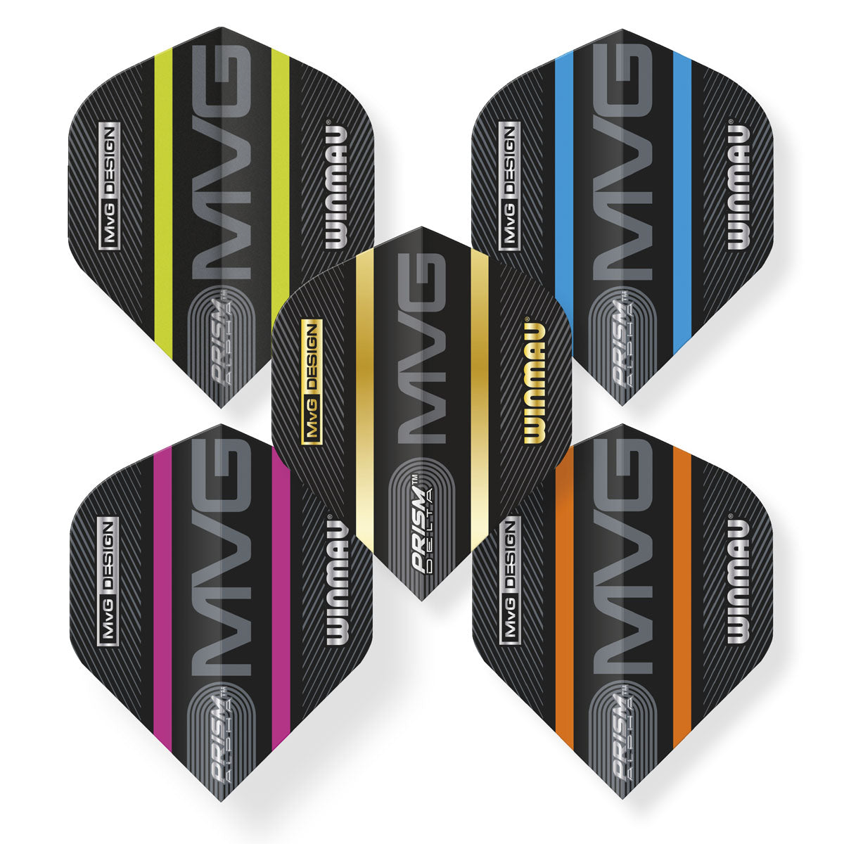 MVG Prism Dart Flight Collection By Winmau Double Top Darts mvg-prism-dart-flight-collection-by-winmau-double-top-darts