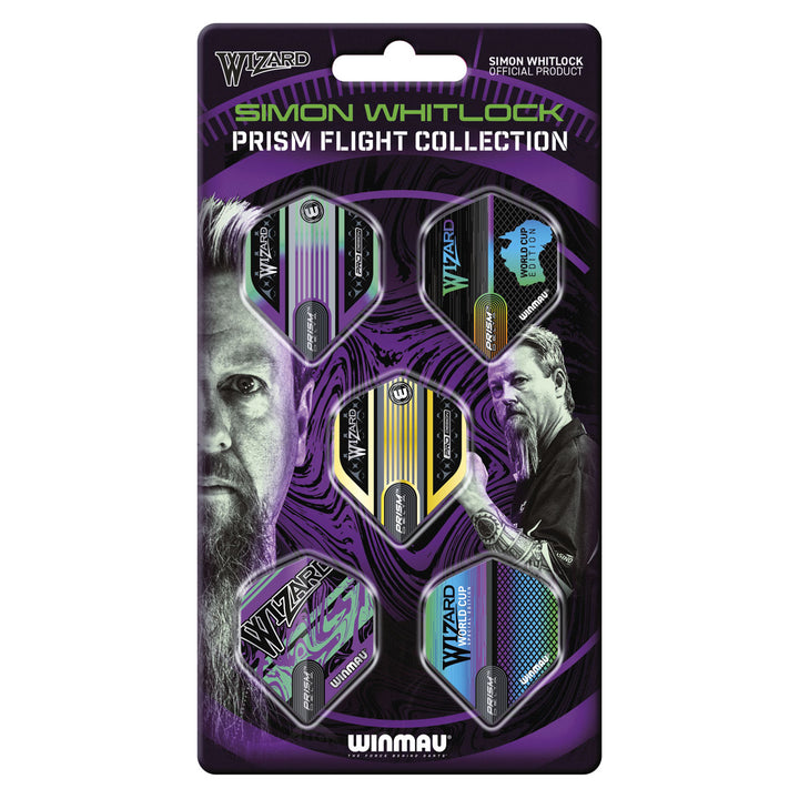 Simon Whitlock Prism Dart Flight Collection by Winmau