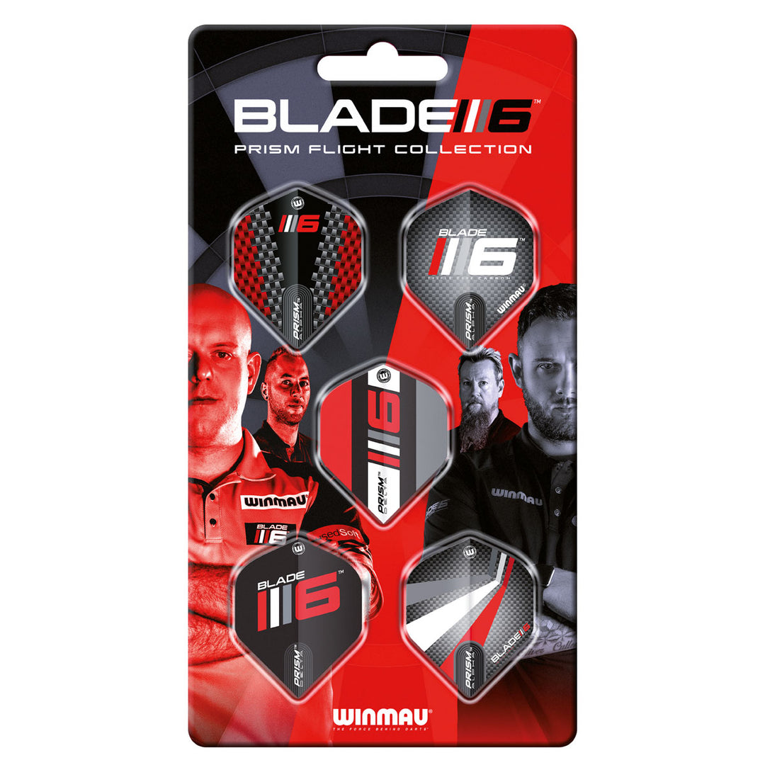 Blade 6 Dart Flight Collection by Winmau