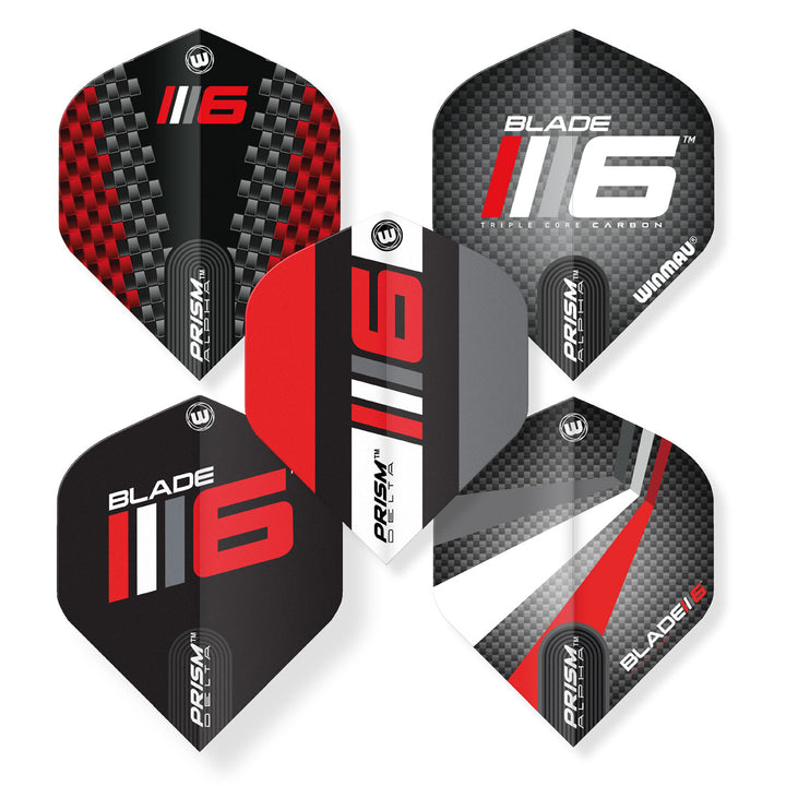 Blade 6 Dart Flight Collection by Winmau