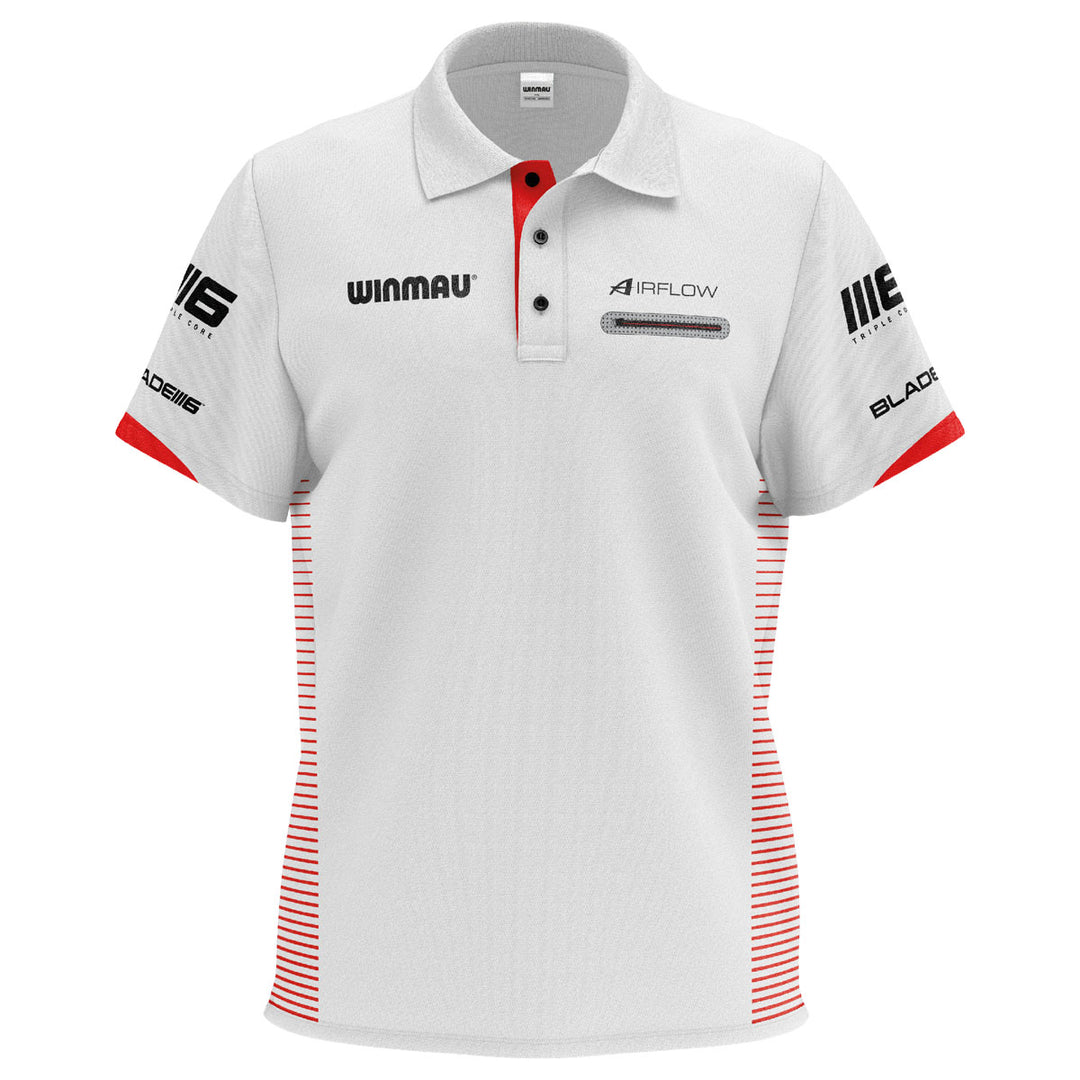 Pro-Line Polo White Dart Shirt by Winmau