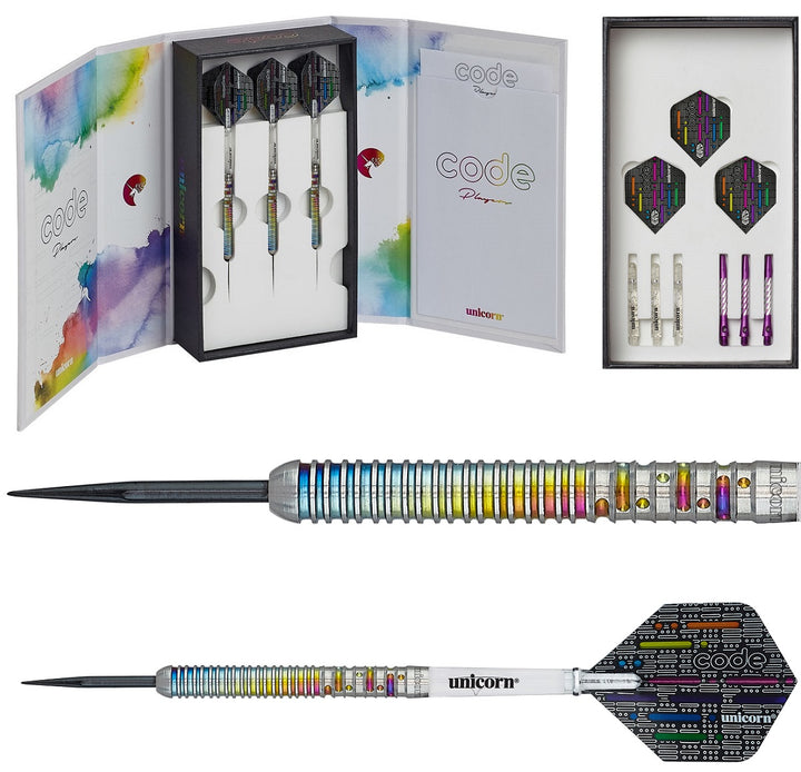 Gary Anderson Code 90% Tungsten Steel Tip Darts by Unicorn