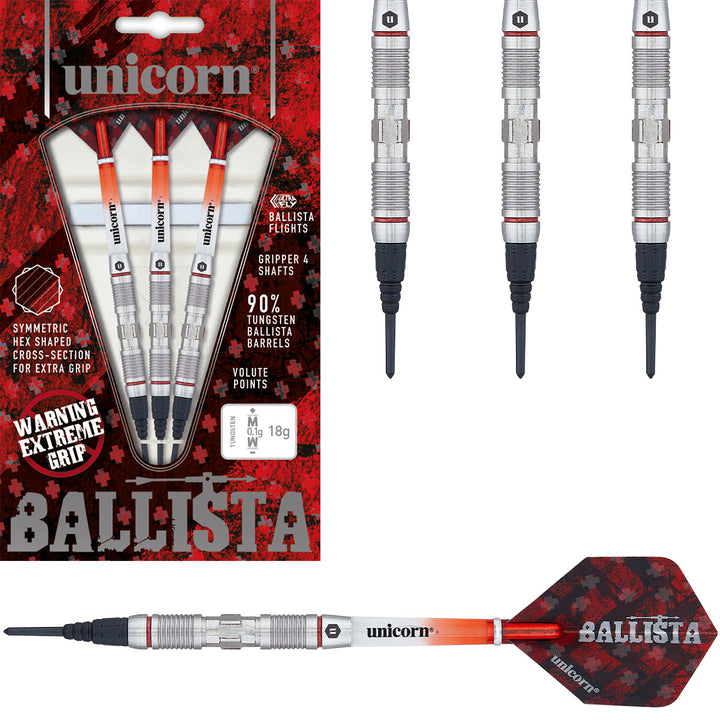 Ballista Style 2 90% Tungsten Dart Soft Tip Darts by Unicorn