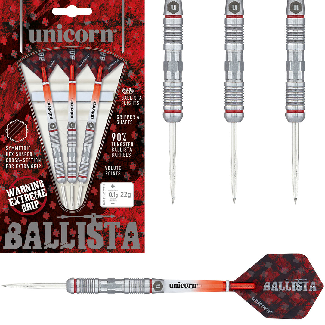 Ballista Style 2 90% Tungsten Dart Steel Tip Darts by Unicorn