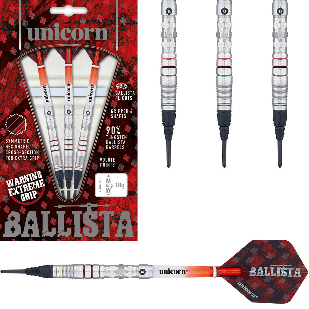 Ballista Style 3 90% Tungsten Dart Soft Tip Darts by Unicorn