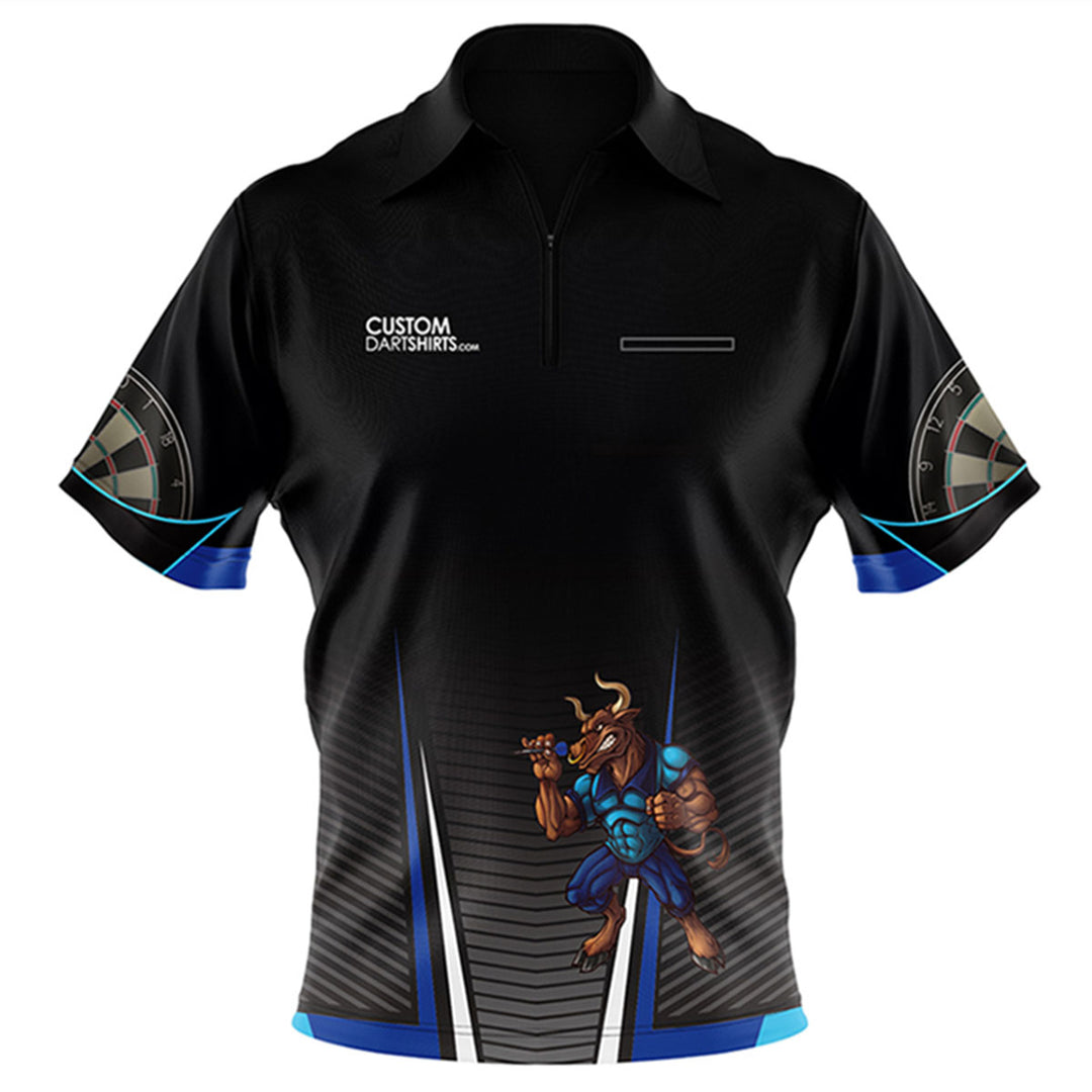 Blue Bull Custom Dart Shirt