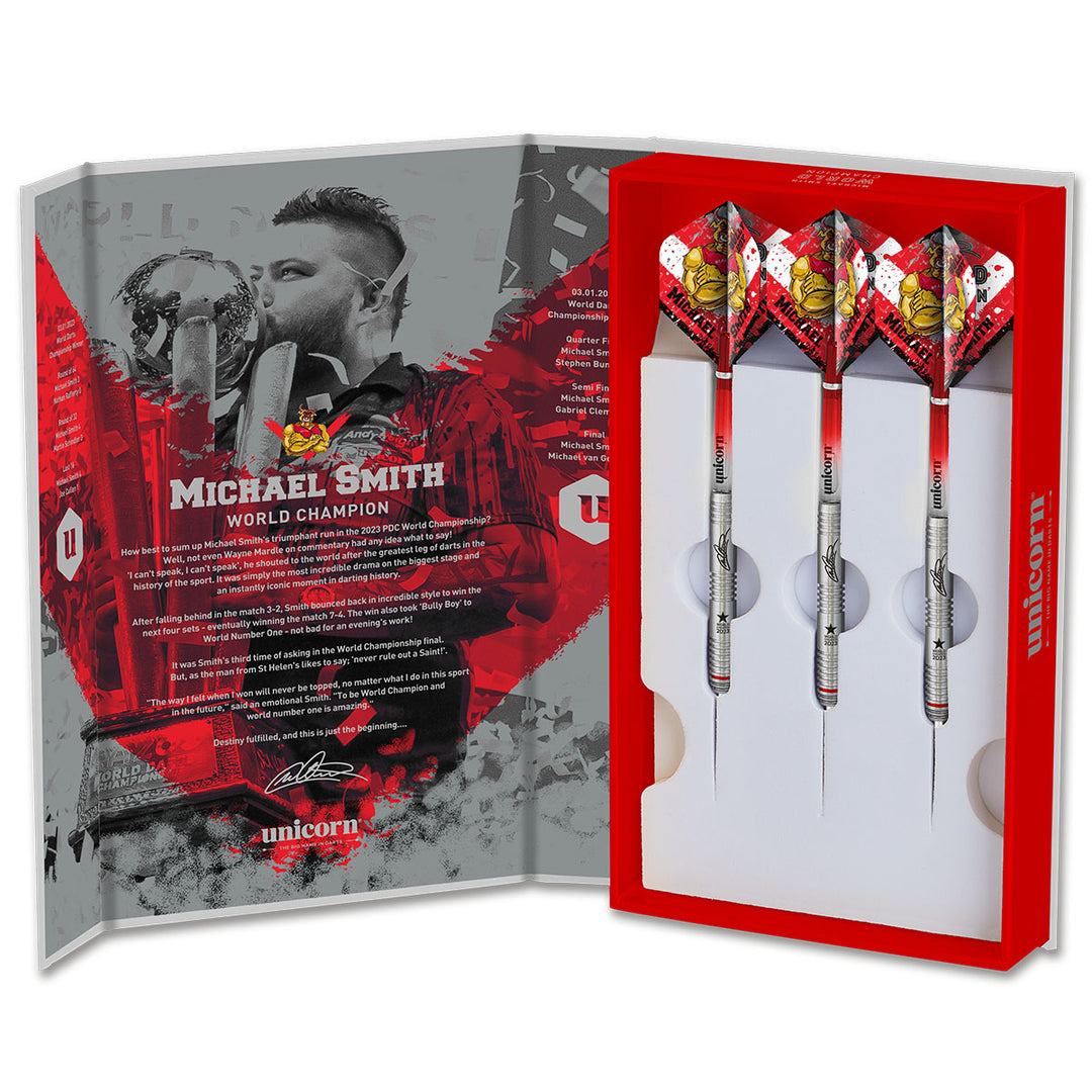 Michael Smith World Champion 90% Tungsten Soft Tip Darts by Unicorn
