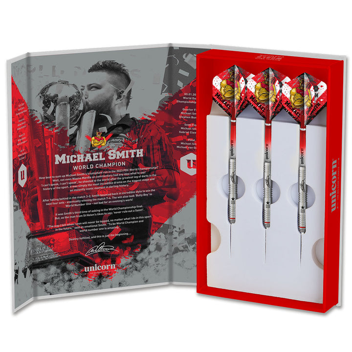 Michael Smith World Champion 90% Tungsten Soft Tip Darts by Unicorn