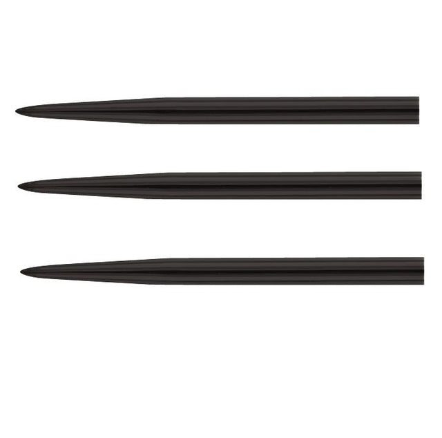 Target Plain Black Replacement Dart Points 32mm