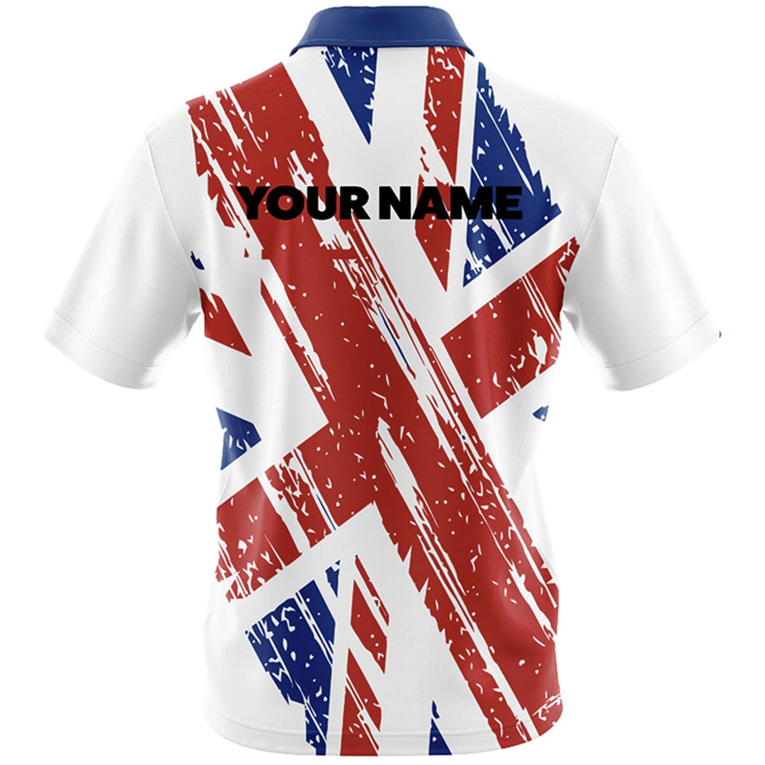 Union Jack White Custom Dart Shirt