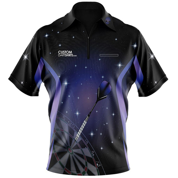 Space Alien Purple Custom Dart Shirt