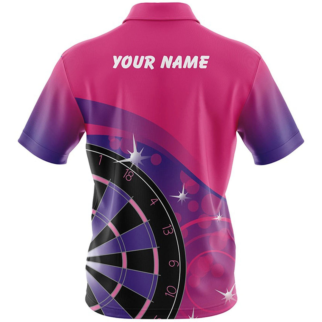 Pink Sparkles Custom Dart Shirt