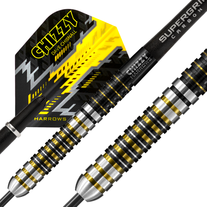 Dave Chisnall Chizzy 90% Tungsten Steel Tip Darts by Harrows