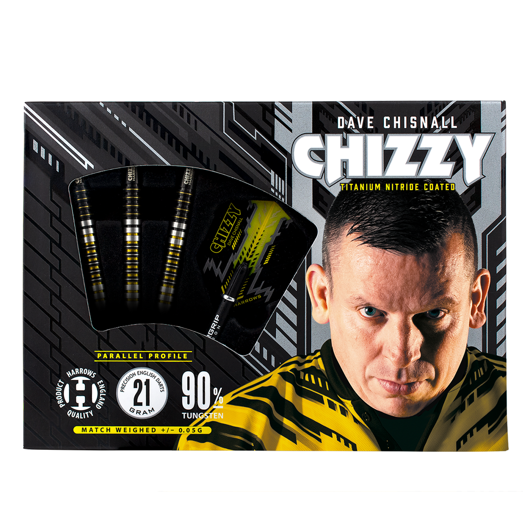 Dave Chisnall Chizzy 90% Tungsten Soft Tip Darts by Harrows