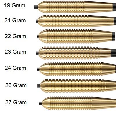 Harrows Club Brass Ringed Steel Tip Darts