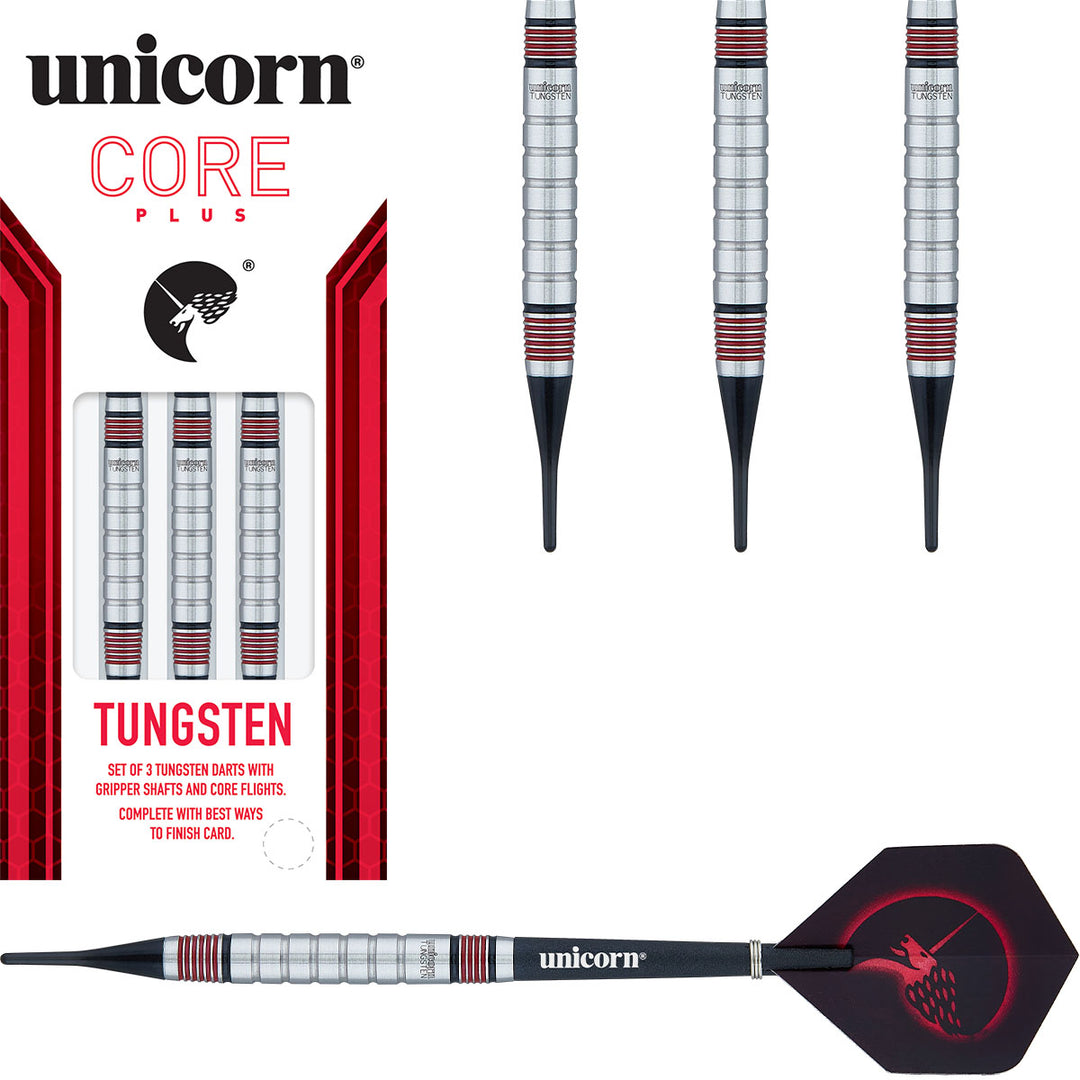 Core Plus Tungsten Style 2 Soft Tip Darts by Unicorn
