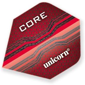 Unicorn Core 75 Standard T90 Red  Dart Flights