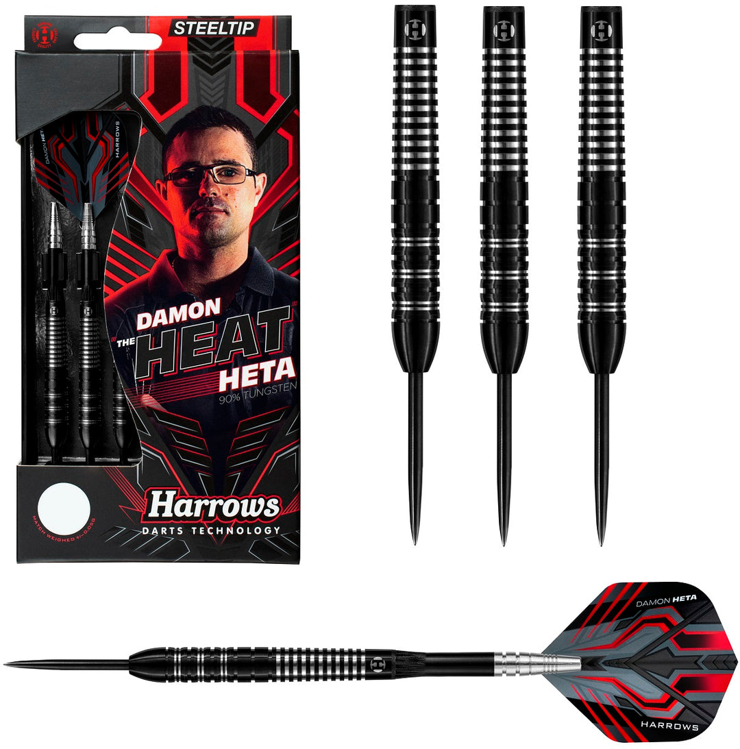Damon Heta 90% Tungsten Steel Tip Darts by Harrows – Double Top Darts