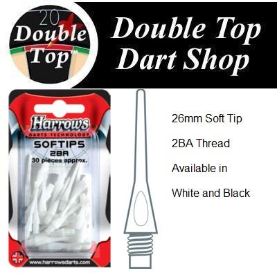 Harrows Dimple Soft Tips - Pack of 30 Replacement Soft Tips