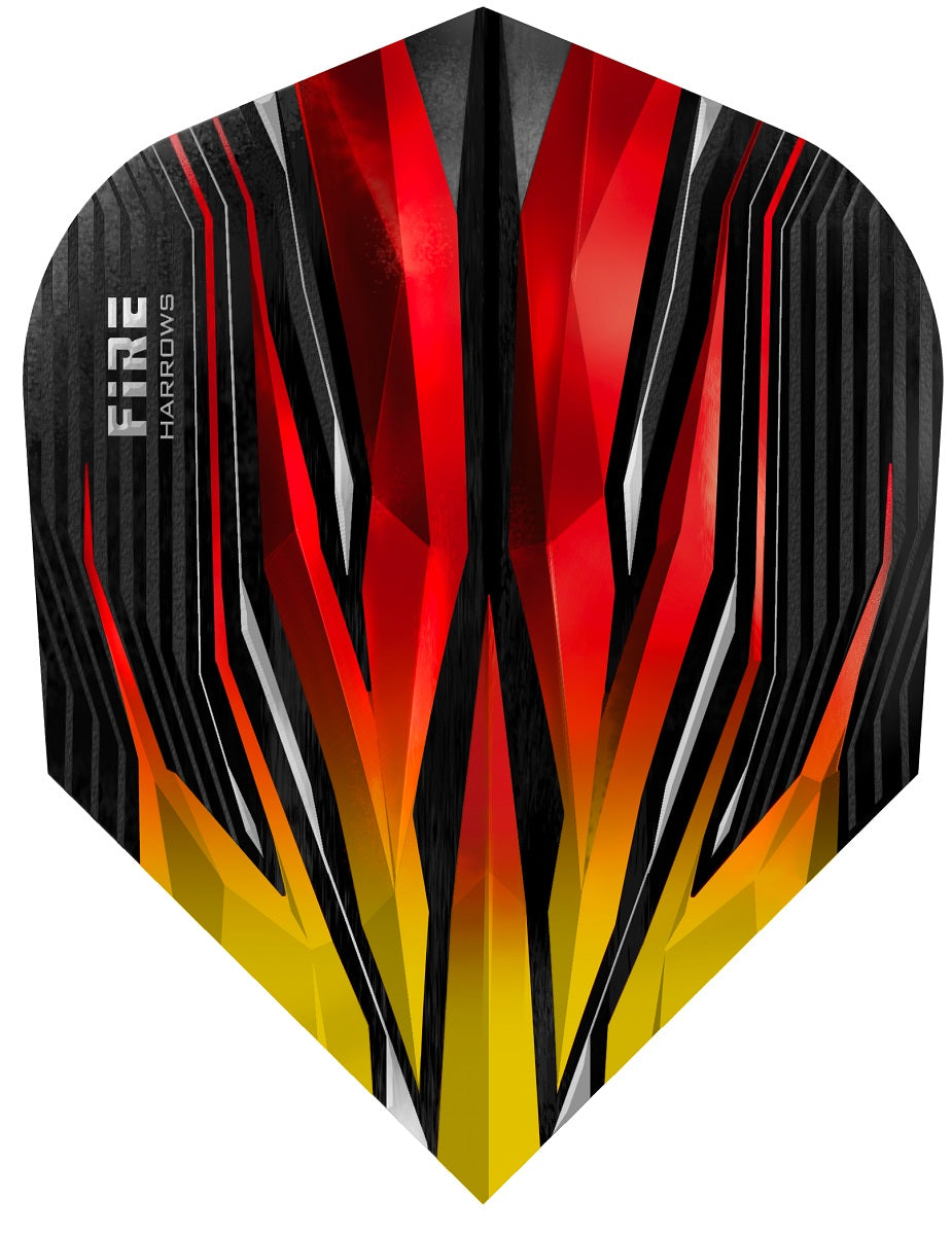 Harrows Fire Two Tone Flame Standard Dart Flights