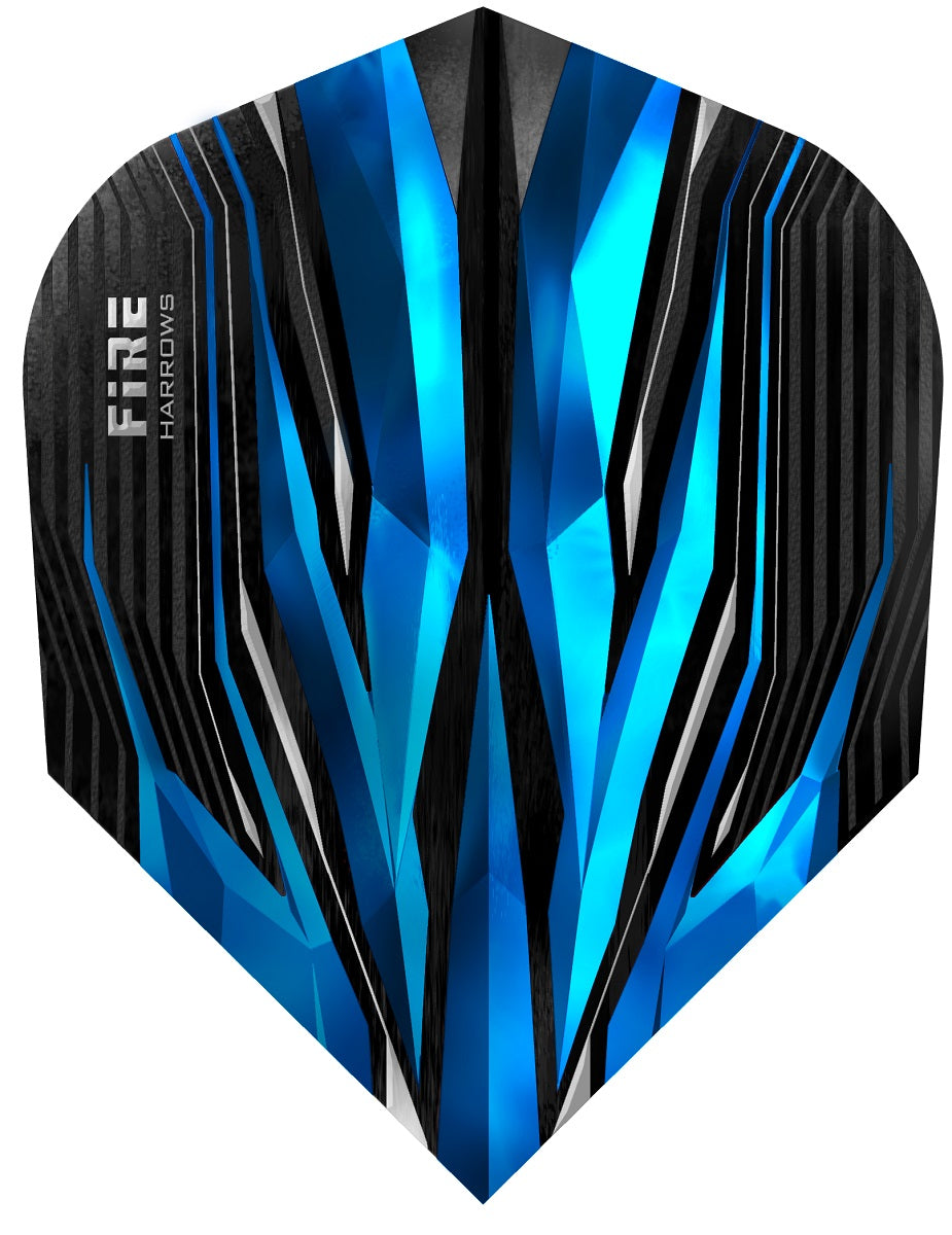 Harrows Fire Aqua Standard Dart Flights