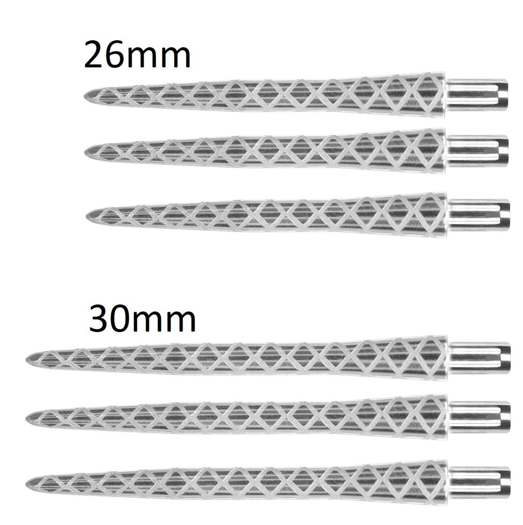 Target Fire Storm Diamond Cut Silver Replacement Dart Points