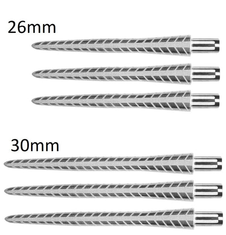 Target Fire Storm Quartz Cut Silver Replacement Dart Points