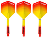Unicorn Gripper 3 Cosmos Combo Kit Dart Flights With Medium Stems Pulsar