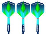 Unicorn Gripper 3 Cosmos Combo Kit Dart Flights With Medium Stems Meteor