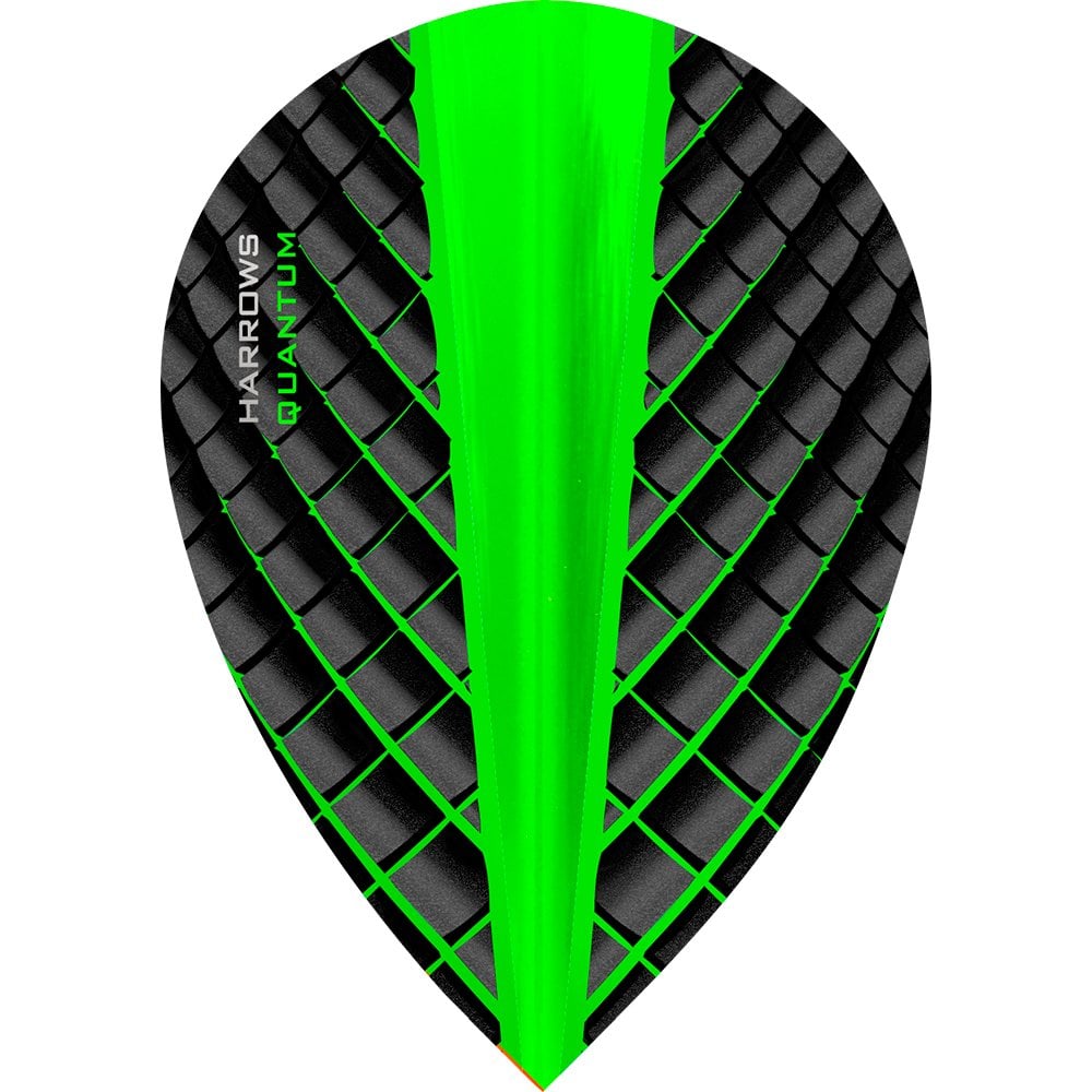 Harrows Quantum Pear Green Dart Flights