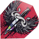 Harrows Hologram Dagger and Wings Dart Flights (1615)