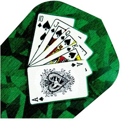 Harrows Hologram Cards Green 1604 Dart Flights